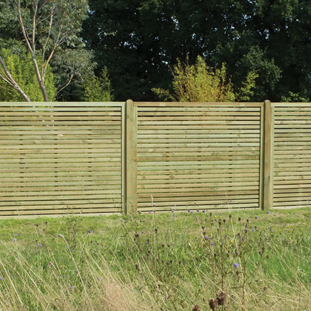 Slatted 150cm x 180cm (5ft x 6ft) Fence Panel
