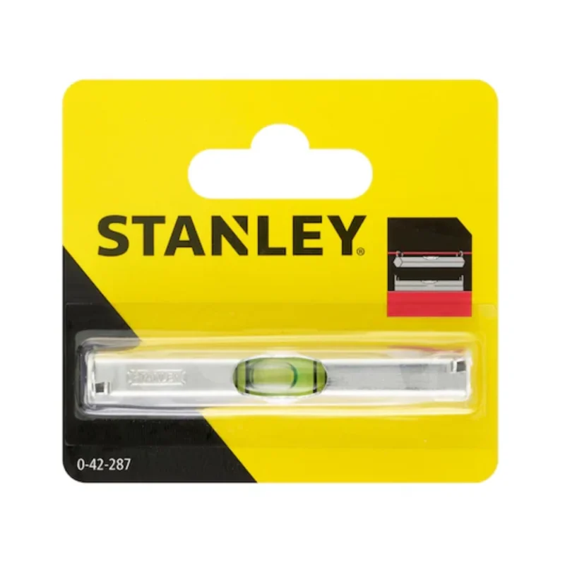 STANLEY® 3-3/32 in. (80mm) Line Level – Lightweight and Durable for Precision Alignment (Code: STA042287)