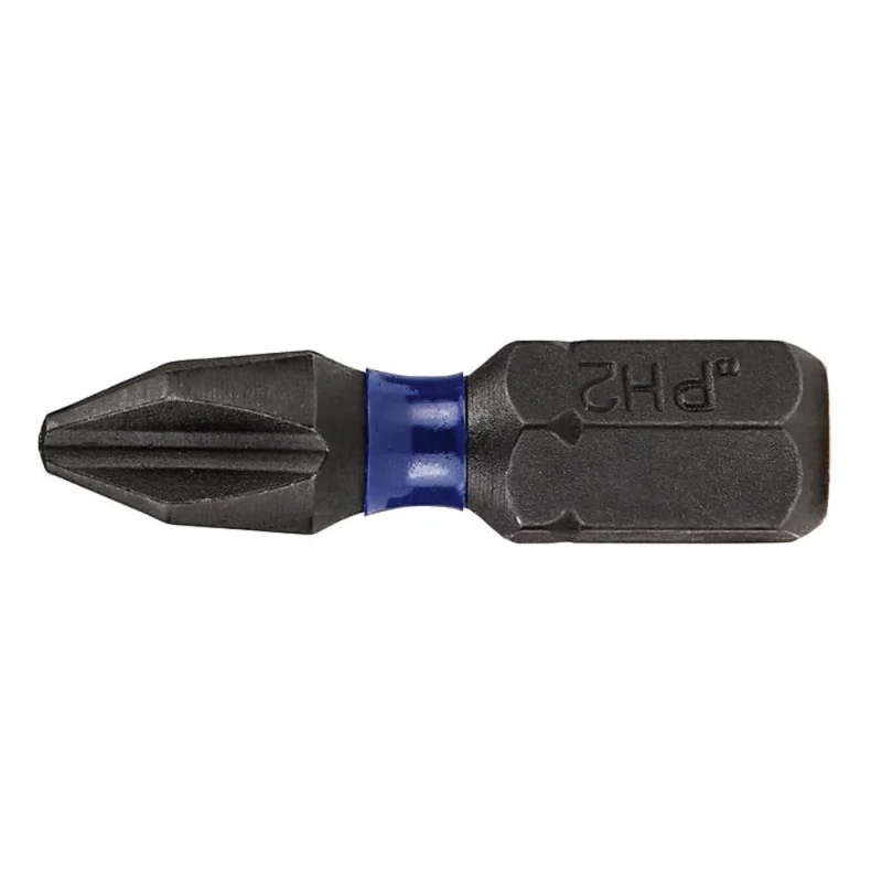 Irwin IW6061321) Impact Pro Performance Screwdriver Bits PH2 25mm (Pack of 10) – Durable and Precise for Impact Drivers