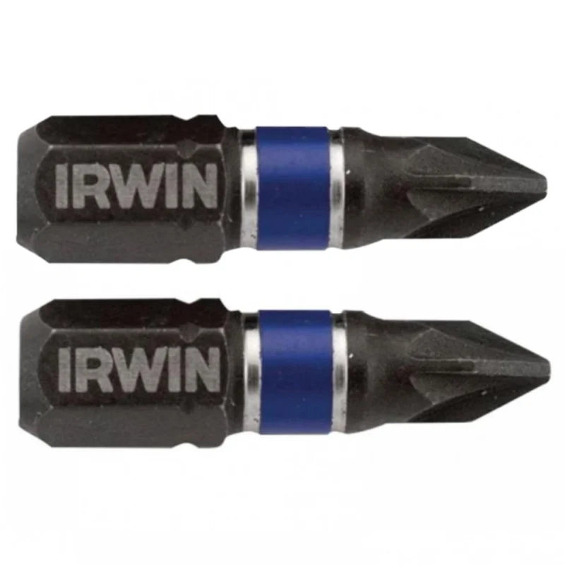 Irwin® IW6061408 Impact Pro Performance Screwdriver Bits PZ2 25mm (Pack of 2)