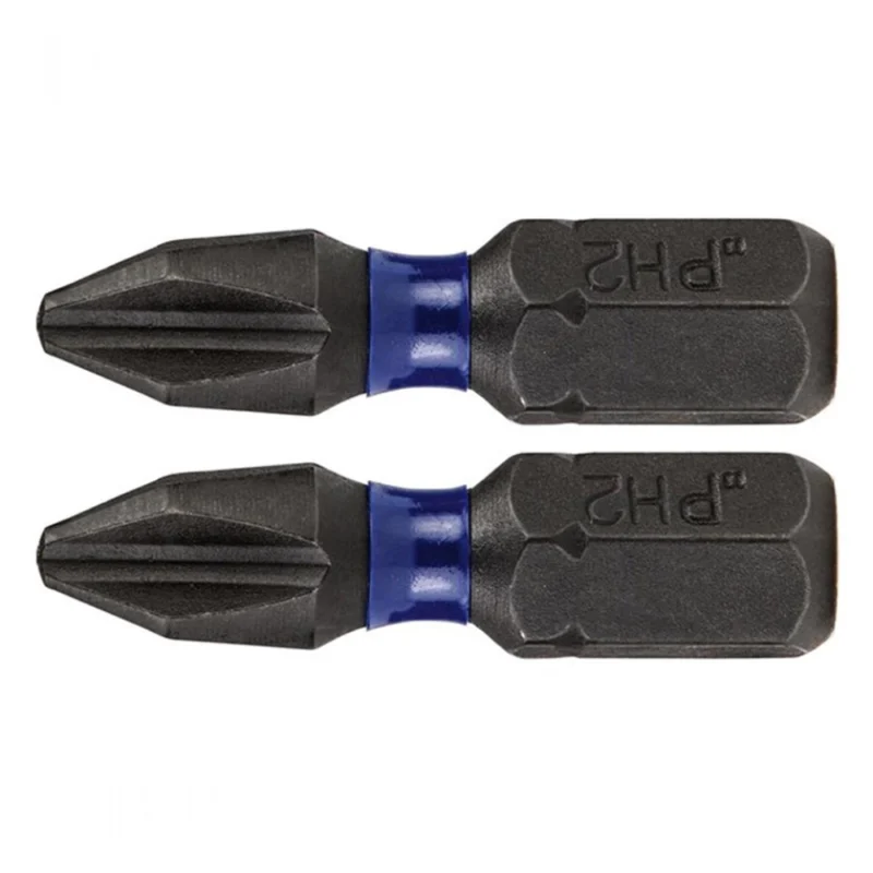 rwin IW6061302 Impact Pro Performance Screwdriver Bits PH2 25mm (Pack of 2)